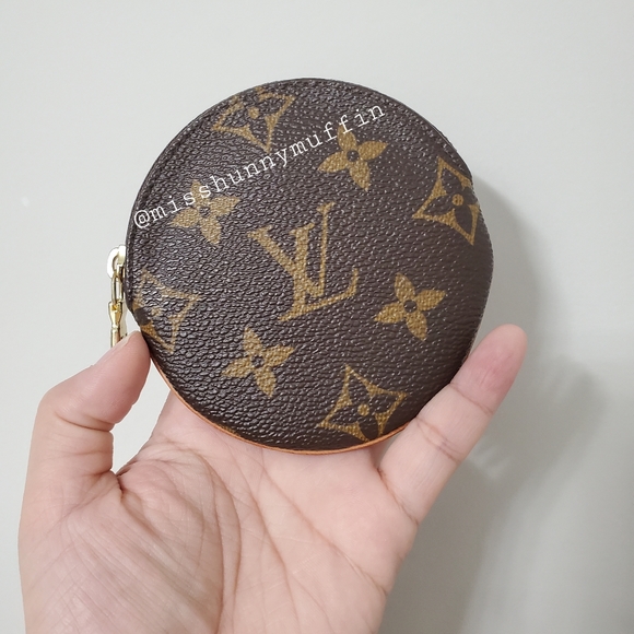RARE Authentic LV Monogram Round Coin Purse - Picture 5 of 8